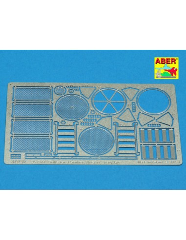 Grilles for Sd.Kfz. 171 Panther, Ausf G-late model 