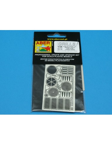 Grilles for Sd.Kfz. 171 Panther, Ausf G-late model 