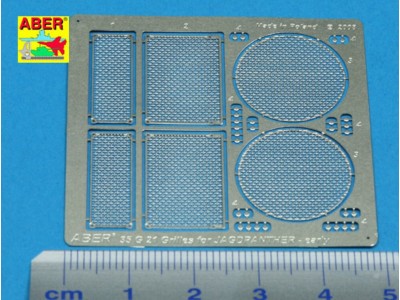 Grilles for Jagdpanther Ausf.G1 early 