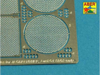 Grilles for Jagdpanther Ausf.G1 early (Meng) 