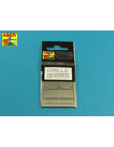 Grilles for Jagdpanther Ausf.G1 early (Meng) 