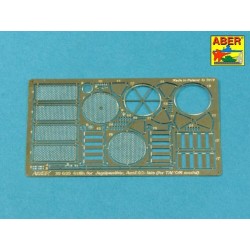 Grilles for Panther, Ausf.G & Jagdpnther, Ausf.G2-late models (Takom) 