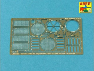 Grilles for Panther, Ausf.G & Jagdpnther, Ausf.G2-late models (Takom) 