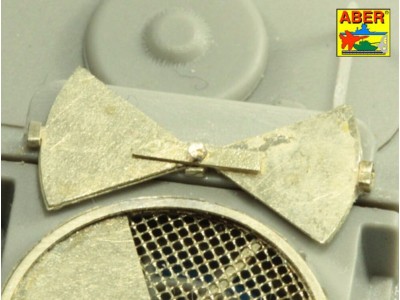 Grilles for Panther, Ausf.G & Jagdpnther, Ausf.G2-late models (Takom) 