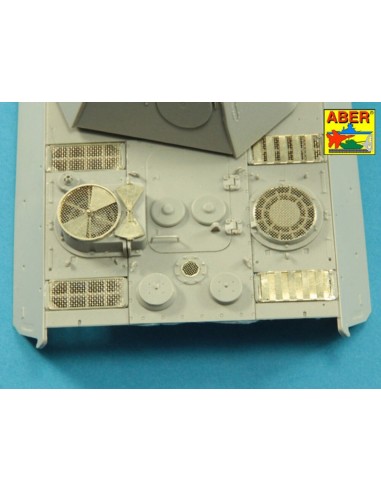 Grilles for Panther, Ausf.G & Jagdpnther, Ausf.G2-late models (Takom) 