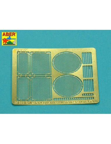 Grilles for Jagdpanther Ausf.G1 & G2 early (Takom) 