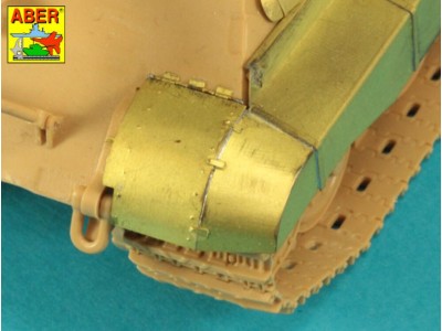 Jagdtiger  –Front & Rear Fenders  -(Tamiya) 