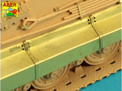 Jagdtiger  –Side Skirts -(Tamiya) 