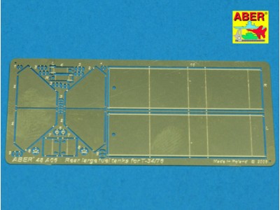 Rear large fuel tanks for T-34/76 