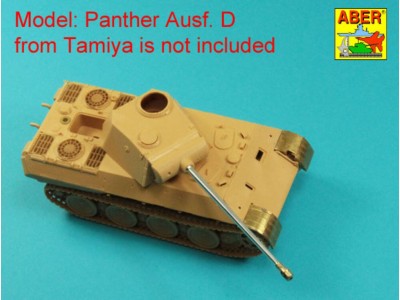 Barrel 7,5cm KwK 42L/70 for German tank Panther 
