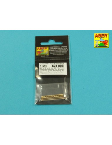 Set of 2  cal .50 (12,7mm) standard barrels for US aircraft machine guns Browning M2 