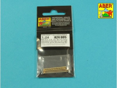 Set of 2  cal .50 (12,7mm) standard barrels for US aircraft machine guns Browning M2 