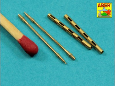 Set of 2  barrels for British Browning .303 aircraft machine guns without flash hiders 