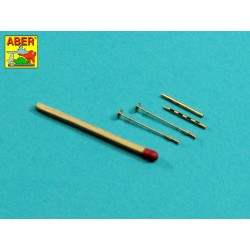 Set of 2  barrels for British Browning .303 aircraft machine guns with  flash hiders  2