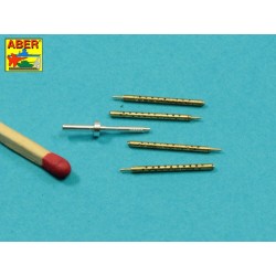 Armament for U.S. fighter Lockheed P-38 F/G Lighting: 1 x 20mm & 4x 12,7mm gun barrels  2