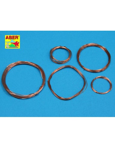 Wires set (diameter 0,2; 0,3; 0,4; 0,5; 0,6 mm, lenght 1m each) 