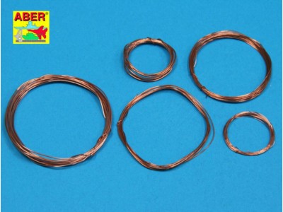 Wires set (diameter 0,2; 0,3; 0,4; 0,5; 0,6 mm, lenght 1m each) 