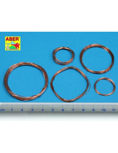 Wires set (diameter 0,2; 0,3; 0,4; 0,5; 0,6 mm, lenght 1m each) 