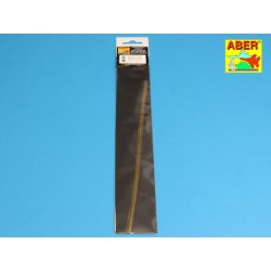 Brass round rods 0,5mm lenght 250mm x 8 pcs. 