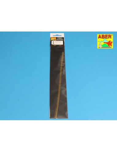 Brass round rods 0,5mm lenght 250mm x 8 pcs. 