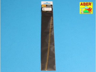 Brass round rods 0,5mm lenght 250mm x 8 pcs. 