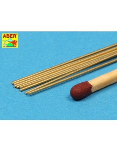 Brass  round rods 0,6mm 