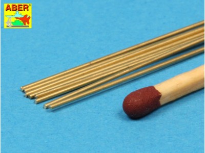 Brass  round rods 0,6mm 