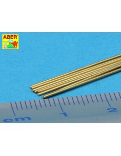 Brass  round rods 0,6mm  2