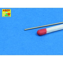Brass round rods 0,7mm length 250mm x7pcs 