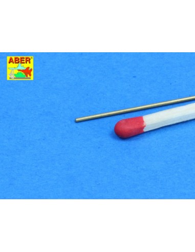 Brass round rods 0,7mm length 250mm x7pcs 
