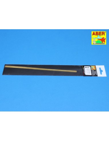 Brass round rods 0,7mm length 250mm x7pcs 