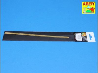 Brass round rods 0,7mm length 250mm x7pcs 