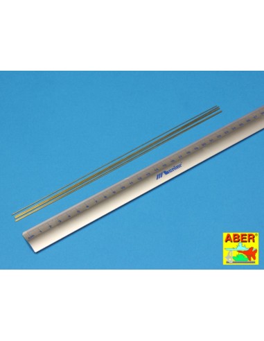 Brass round rods 0,8mm length 250mm x6pcs 