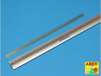 Brass round rods 0,8mm length 250mm x6pcs 