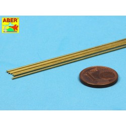 Brass round rods 0,8mm length 250mm x6pcs  2