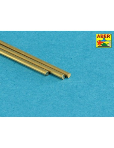Brass  round rods ? 1,2mm length 250mm x 3 pcs. 