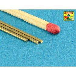 Brass  round rods ? 1,2mm length 250mm x 3 pcs.  2