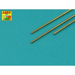 Brass  round rods ? 1,5mm length 245mm x 3 pcs. 