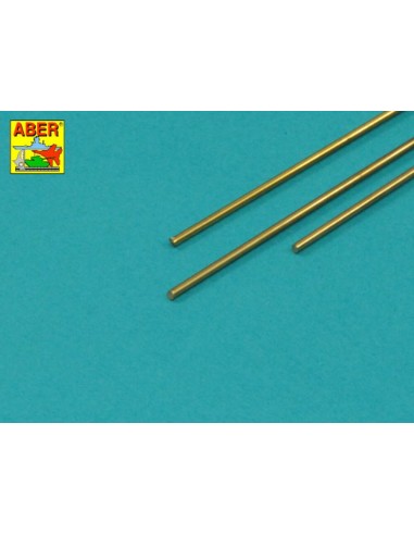 Brass  round rods ? 1,5mm length 245mm x 3 pcs. 