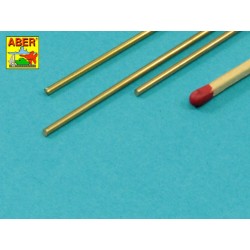 Brass  round rods ? 1,5mm length 245mm x 3 pcs.  2