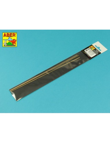 Brass  round rods ? 1,5mm length 245mm x 3 pcs. 