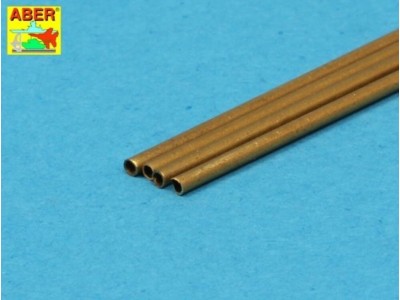 Brass Tubes 1,0x0,2mm lenght 250mm x 4 pcs. 