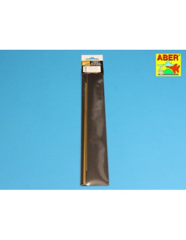 Brass Tubes 1,3x0,2mm lenght 250mm x 4 pcs. 