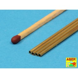 Brass Tubes 1,5 x 0,2mm lenght 250mm x 4 pcs.  2
