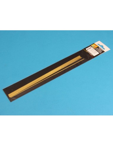 Brass Tubes 1,5 x 0,2mm lenght 250mm x 4 pcs. 