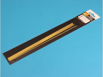 Brass Tubes 1,5 x 0,2mm lenght 250mm x 4 pcs. 