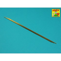 Brass Tubes 2,0 x 0,3mm lenght 250mm x 3 pcs. 