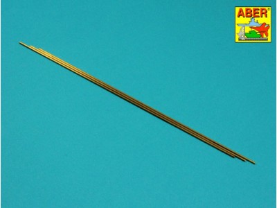 Brass Tubes 2,0 x 0,3mm lenght 250mm x 3 pcs. 