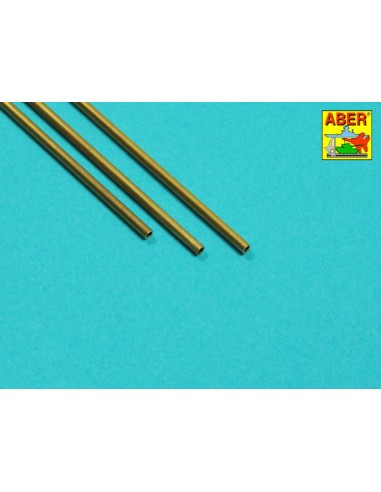 Brass Tubes 2,0 x 0,3mm lenght 250mm x 3 pcs. 