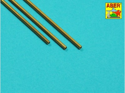 Brass Tubes 2,0 x 0,3mm lenght 250mm x 3 pcs. 